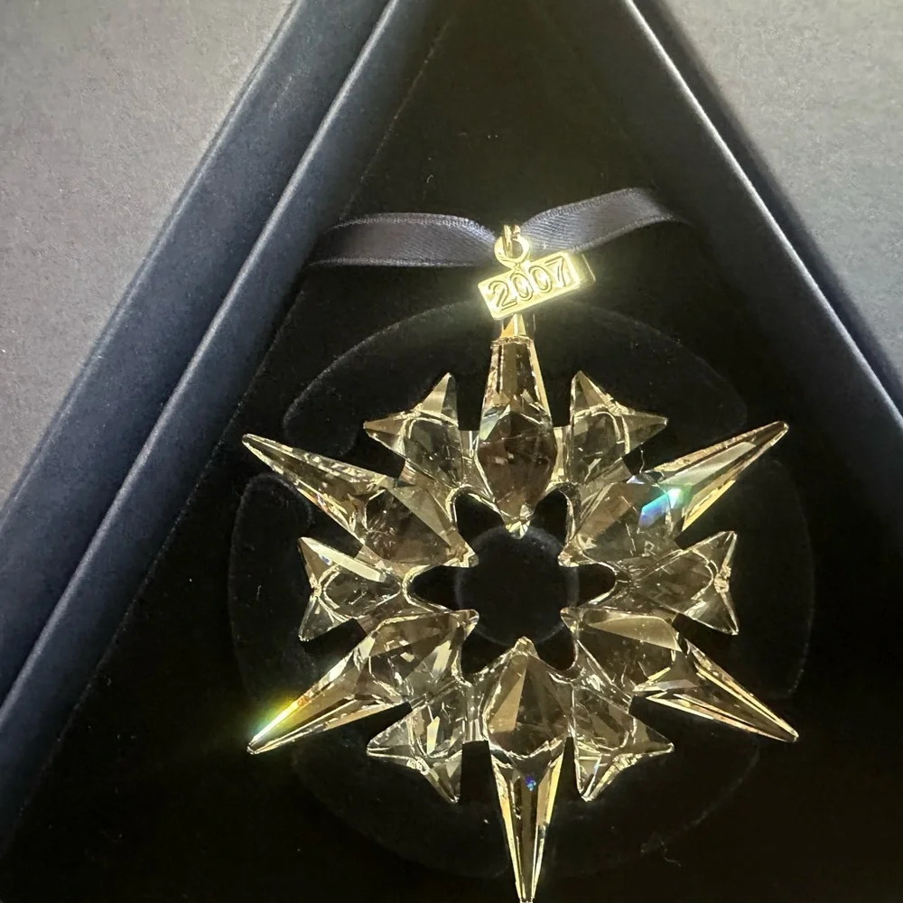 2007 Swarovski Annual Crystal Christmas Ornament